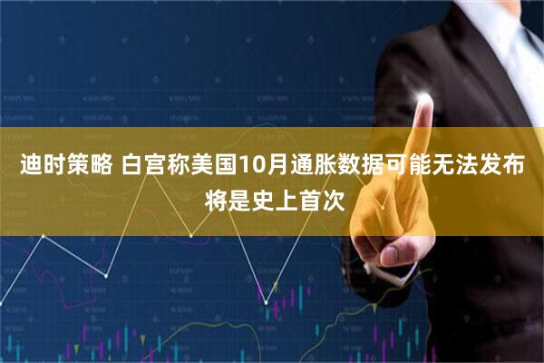 迪时策略 白宫称美国10月通胀数据可能无法发布 将是史上首次